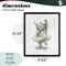 Stupell Industries Ballet Rhino Tutu Framed Print Under Glass, design by Ziwei Li
